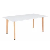 Verona 150 cm kvadratna jedilna miza bela