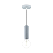 Luster na sajli SAGA 1xE27/40W/230V siva