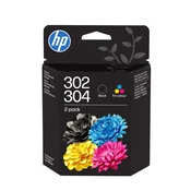 KOMPLET ČRNIL HP 302/304 ČRNA IN BARVNA ZA DeskJet 1110, 2130, 2600, 3630, 3700 series