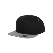 Classic 5 Panel Snapback Blk/Silver