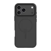 Tactical Asphalt MagForce silikonski ovitek za iPhone 17 Pro Max - prozorno črn