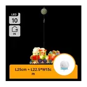 Aigostar - LED božicna dekoracija LED/3xAAA vozic 13,4cm