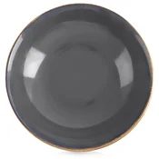 shumee Velik globok krožnik za juhe, keramičen, siv, 20,5 cm, 900 ml