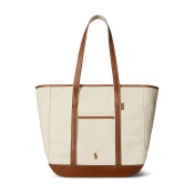 Polo Ralph Lauren Nakupovalna torba  ecru / konjak