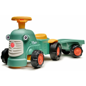 Falk traktor baby Maurice zelena berba s prikolicom
