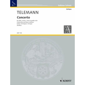 TELEMANN:CONCERTO D-DUR FUR FLOTE,VIOLINE,VIOLA DA GAMBA ODER CELLO UND BASSO CO