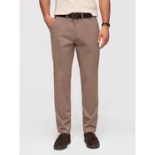 Moške ombre chino hlače REGULAR FIT - rjave