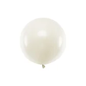 Okrogel velik balon 60 cm – svetlo kremni