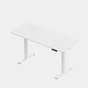 VonHaus Bela električno nastavljiva dvižna pisalna miza 140 x 60 cm z USB-C polnilnim priključkom