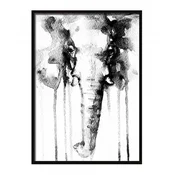 shumee PLAKAT V OKVIRJU 33x43 cm Slon P554