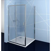 POLYSAN EASY Kvadratna Sprhova Kabina 1000x1000mm, Prozorno Steklo, Aluminij Profil