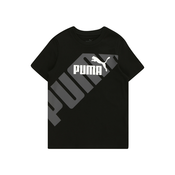 PUMA Majica Power, siva / crna / bijela