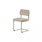 Bež oblazinjen gugalni jedilni stol Rupert – Unique Furniture