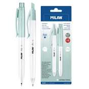 Kemični svinčnik MILAN P1 Antibacterial 1,0 mm + mehanski svinčnik Antibacterial 0,7 mm