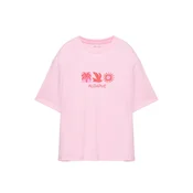 Pull&Bear Majica roza / rdeča