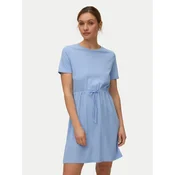 Vero Moda Vsakodnevna obleka Luna 10325626 Modra Regular Fit