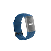 HAMA narukvica za Fitbit Charge 3/4, zamjenska narukvica za sat, univerzalna, plava