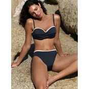 Mint Velvet Bikini hlačke mornarska / bela