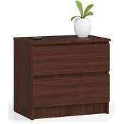 AKORD Akord Nočna Omarica, 2 Predala, Wenge, (5000332041)