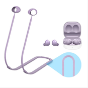 INF Kompatibilno z Samsung Galaxy Buds 2 Silikonska Vrvica za Ušesne Slušalke Purple, (5000158975)