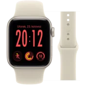 slomart Apple Watch SE 3 GPS, 44 mm ohišje, športni pas Starlight, velikost S/M