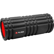 Fitnes masažni valj PURE 2 IMPROVE 33x15 cm, črn