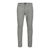 JACK & JONES Chino hlače JPSTMARCO BOWIE pegasto siva
