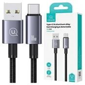 USAMS USAMS KABEL USB NA USB-C 3A 0,25 M HITRO POLNJENJE JEKLO SJ680, (21980498)