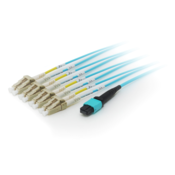 Equip MTP /MTP Trunk Fiber Optic Patch Cable, OM4, 15m