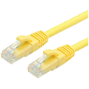 VALUE Value 21.99.0252 RJ45 omrežni kabel\, Patch kabel CAT 6 U/UTP 1.50 m rumena 1 kos, (20420317)