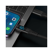 PROSTO USB 3.0 kabel, USB A- USB C, 1m