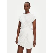 PINKO Cocktail obleka Elliot 105215 A2LD Bela Regular Fit