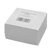 Bijeli FORTUNA kockasti blok 8x8x5 cm, zalijepljen, bez drva