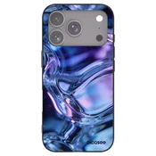 Silikonski črni ovitek za Apple iPhone 17 Pro - Iris liquid