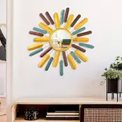 Wallity Ogledalo Mirror Sun 2, 75x75x4cm, Šareno