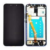 Huawei Mate 20 Lite - LCD zaslon + steklo na dotik + okvir (Black) TFT