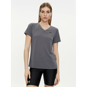 Under Armour Športna majica Tech Ssv- Solid 1384229-025 Siva Loose Fit