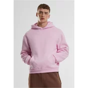 Mens hoodie Fluffy pink
