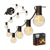LED spoljašnji dekorativni lanac 20xE12/1W/230V 20 m IP65 crni