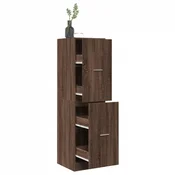 Ormaric za lijekove boja smedeg hrasta 40x41x144,5 cm drveni