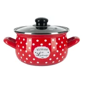 Alpeks Home ALPEKSHOME, KUHAM Z LJUBEZNIJO, KOZICA VISOKA S POKROVOM, 16 CM, 2.0 L, 1 KOS, (22153137)