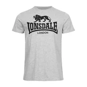 LONSDALE Majica  siva / črna