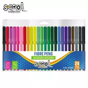 S-COOL Flomasteri blister SC1650/ set 1/24