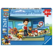 Otroške sestavljanke Ravensburger Tačke na patrulji - Prijazni smrčki, 2×24 kosov (09085)