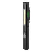 Pregledna LED svetilka NEO TOOLS 450 lm, UV, laser + USB-C