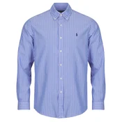 Polo Ralph Lauren CHEMISE AJUSTEE CUSTOM FIT EN POPELINE RAYEE Modra