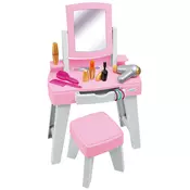 Kozmetički stolić sa stolicom My Very First Beauty Table Ecoiffier sa sušilom za kosu i 11 dodataka od 18 mjes
