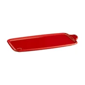 Ceramic platter, 31x16cm, Burgundy - Emile Henry