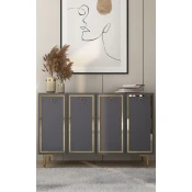 Hanah Home Konzolni sto Wolly KM120, 120x75x29.6 cm, Antracit