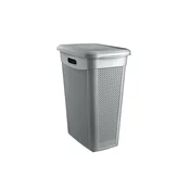 PRAKTYCZNA PLASTIČNA KOŠARA ZA PERILO LAVADO 46X29X55CM 43L ANTRACIT